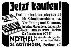 1964 0x Noethel Schreib